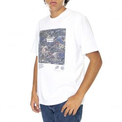 Levis-Relaxed Fit Tee Bw Decay - Maglietta Girocollo Uomo Bianca-16143-0123