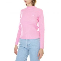 Levis-Womens Crew Rib Sweater Begonia Pink Sweater-A0719-0008