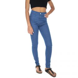 Levis-L8 High Skinny Denim Jeans - Ocean Blue - Denim Jeans Donna Blu-29423-0003