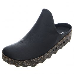 ASPORTUGUESAS-Womens Clay L Corn Biofiber Black Sandals-P018126001