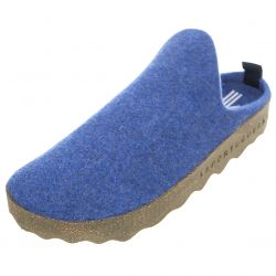 ASPORTUGUESAS-Mens City Line Tweed Felt 60 Indigo Blue Sandals