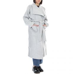 Minimum-Womens Kassia Coat Jacket - Grey - Cappotto Invernale Donna Grigio-128760004-910M