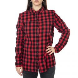 Minimum-Marietta Shirt - Red / Black Check - Camicia Donna Multicolore-134860380-449