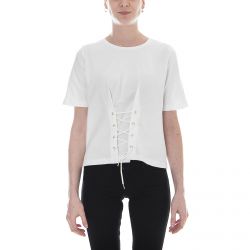 Minimum-Joanne 0072 Broken White T-Shirt-163950072-004