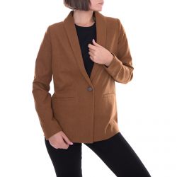 Minimum-Claudine Monks Jacket - Robe Brown - Giacca Invernale Donna Marrone -96418W152-533