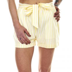 Minimum-Patione Shorts - Lemon Yellow - Pantaloncini Casual Donna Bianchi / Gialli-177324061-781