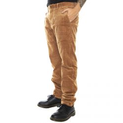 Minimum-Model Two Pants - Tobacco Brown - Pantaloni Velluto Uomo Marroni-176616394-1327