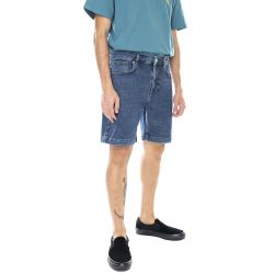 Minimum-Mens Samden Shorts - Blue - Bermuda Denim Jeans Uomo Blu-65126430-1003