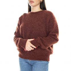 Minimum-Womens Catie 6114A Bordeaux Sweater-193716114A-1429