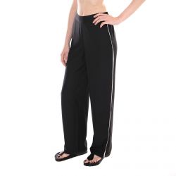 VERO MODA-Satina Pants - Black - Pantaloni Donna Neri-10195960BLK
