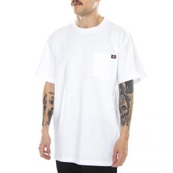 Dickies-Mens Portedale White T-shirt-DK0A4TMO-WHX