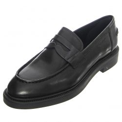 VAGABOND-Alex W Cow Leather Black Shoes Loafer