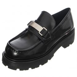 VAGABOND-Womens Cosmo 2.0 Cow Leather Black Loafer Shoes-VBS5249-104-20