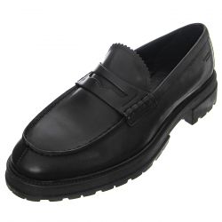 VAGABOND-M' Johnny 2.0 Cow Leather Black Loafer Shoes