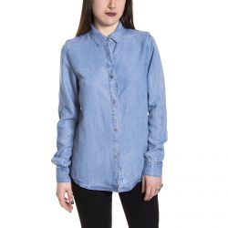 Dr. Denim-Womens Blanch Light Blue Denim Shirt -1711106-290