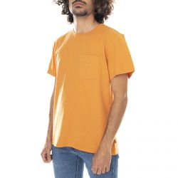 Fjallraven-Mens Ovik T-Shirt - Spicy Orange - Maglietta Girocollo Uomo Arancione