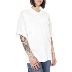 Elvine-Womens Sumner T-Shirt - Tallow White - Maglietta Donna Bianca-330285-263