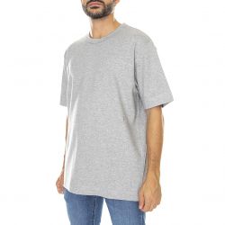Elvine-Hadar T-Shirt Grey Melange - Maglietta Girocollo Uomo Grigia-330733-GREY
