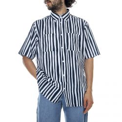 WESC-Nima Uneven - Multicolored - Camicia Maniche Corte Uomo Multicolore-J11112