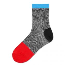 HYSTERIA-Jill Ankle Socks - Fishbone / Multicolor - Calzini alla Caviglia Multicolore-SISJIL12-9001
