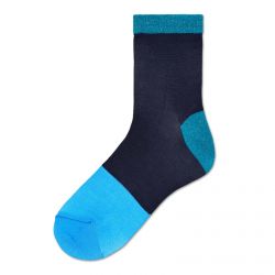 HYSTERIA-Liza Dark Blue / Light Blue Ankle Socks-SISLIZ12-6003