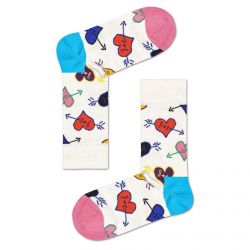 HAPPY SOCKS-Linda & Jhonny Heart Multicoloured Socks-87120US0001-1300