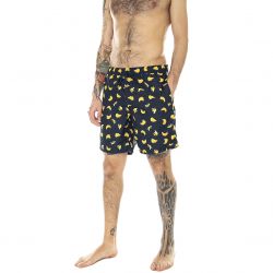 HAPPY SOCKS-Mens Banana Long Multicolored Swim Shorts-BAN123-6500