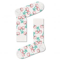 HAPPY SOCKS-Cherry 1000 Pink / Multicoured Socks-CHE01-1000