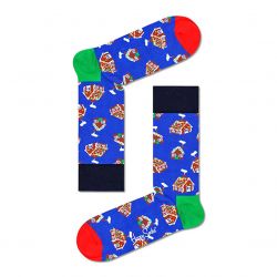 HAPPY SOCKS-Ginger Bread - Calzini Blu / Multicolore-GHO01-6300