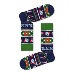 HAPPY SOCKS-Happy Holiday Black / Multicolore Socks-HHS01-7300