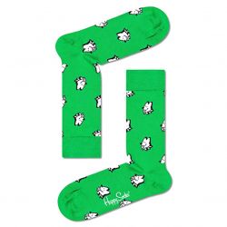 HAPPY SOCKS-Dog 7300 Green / Multicoured Socks-DOG01-7300