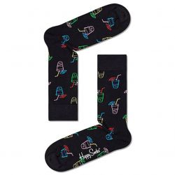 HAPPY SOCKS-Lemonade 9300 - Calzini Neri / Multicolore-LND01-9300