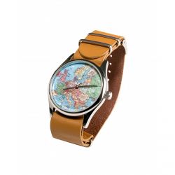 CHEAPO-Europe Wrist Watch - Bown / Silver - Orologio da Polso Marrone / Argento -14227AA