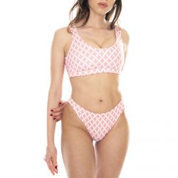 OAS-Womens Pink Gringo Bikini Multicolored Swim Suit-6004-04-6004-04