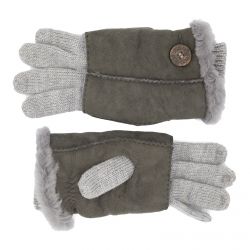 Ugg-3 in 1 Knit Combo Glove - Grey - Guanti Grigi-UGA620113IN1KCGGY