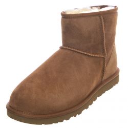 Ugg-Mens Mini Classic Chestnut Ankle Boots -UGMCLMCN1002072M