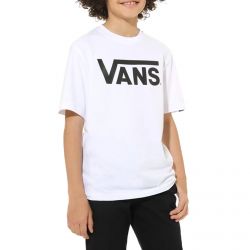 Vans-Boys Classic White / Black Crew-Neck T-Shirt -VN000IVFYB21