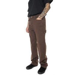 GUESS ORIGINALS-Mens Go Kit Carpenter Pant Choco Brown Wash Denim Jeans