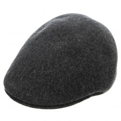 Kangol-Seamless Wool 507 Dk Flannel - Cappellino a Coppola Grigio