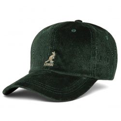 Kangol-Cord Baseball Forrester - Cappellino con Visiera in Velluto Verde