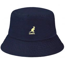 Kangol-Washed Bucket - Cappello da Pescatore Blu / Navy