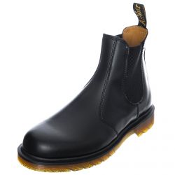 DR.MARTENS-Womens 2976 Smooth Chelsea Black Ankle Boots-DMS2976BSM11853001