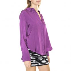 ALESSIA SANTI-Womens Uva Purple Shirt 