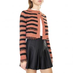 ALESSIA SANTI-Womens Mattone Bronzo Multicoloured Cardigan Sweater