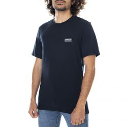 BARBOUR INTERNATIONAL-Mens Intl Small Logo T-Shirt - Navy - Maglietta Girocollo Uomo Blu-MTS0141-NY39-SS21