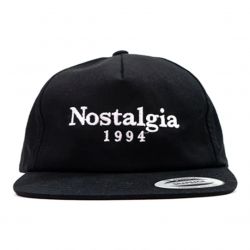 Usual-Nostalgia Cap Black - Cappellino con Visiera Nero