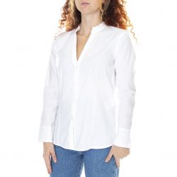 ALESSIA SANTI-Womens Plain 921SD45015 Bianco Neve / White Shirt
