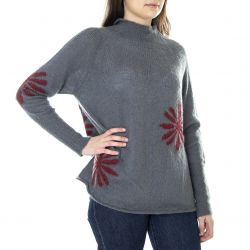 ALESSIA SANTI-Womens Cratere 021SD53049 Grey / Antracita / Roccia Sweater