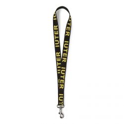 Iuter-Lanyard Black Keychain-CRVRIDH10