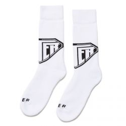 Iuter-Logo Socks - White - Calzini Bianchi  -CRVRISX01-WHITE